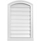 Ekena Millwork Arch Top Surface Mount PVC Gable Vent w/ 2"W x 2"P Brickmould Sill Frame, 18"W x 26"H GVPAR18X2603SN - alternate 1